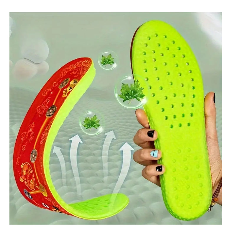 1Pair Chinese Seven Star Good Luck Insole With Good Luck And Wealth