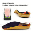 1Pair Comfort Arch Support Insoles For Men And Women, Orthotic Inserts 3/4 Length, Insoles With Metatarsal Pads, Heel Cushion, High Arch Support Shoe Inserts For Flat Feet, Overpronation, Walking Running