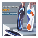 1Pair EVA Breathable Shock-absorbing Insoles For Men & Women