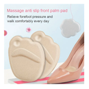 1 Pair Of Half-size Pads, Forefoot Pads, Anti-pain, Thickened, Anti-pain Pads, High-heeled Insoles, Women's Invisible Half Pads, Foot Sandals, Silicone Non-slip Soles, Sports Hiking Pain-relieving Insoles
