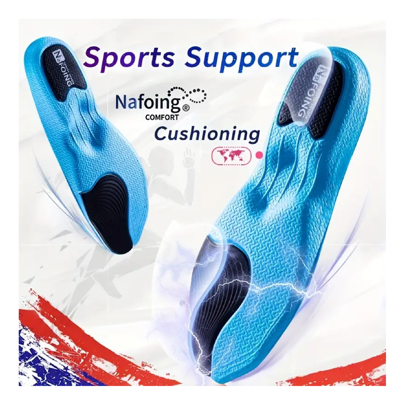 1Pair Shock Absorption Arch Support Orthopedic Inserts For Women & Men