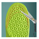 1Pair Trendy Sports Shock Absorption Insoles, High Elastic Deodorant Comfortable Running Sneaker Insoles