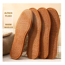 1 Pair Winter Wool Plush Thicken Warm Shoes Pads - Breathable Skin-Friendly Insoles For Feet Care