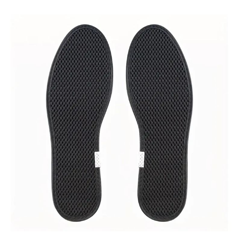 1 Pair, Bamboo Charcoal Anti-odour And Deodorant Insoles Sandwich Mesh Absorbent And Breathable Comfortable Shoe Pads Sole