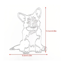 1 Piece Corgi DIY Metal Carbon Steel Knife Mold Handmade