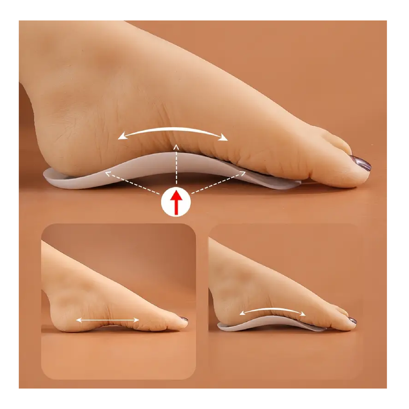 1 Set Fashion Arch Support Insoles For Plantar Fasciitis Flat Foot, For Men Women, Order A Size Up