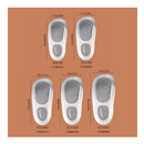 1 Set Fashion Arch Support Insoles For Plantar Fasciitis Flat Foot, For Men Women, Order A Size Up