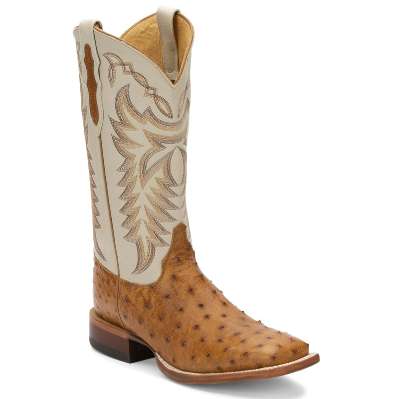 Justin Boots Mens 8094 Pascoe 13" Full Quill Ostrich