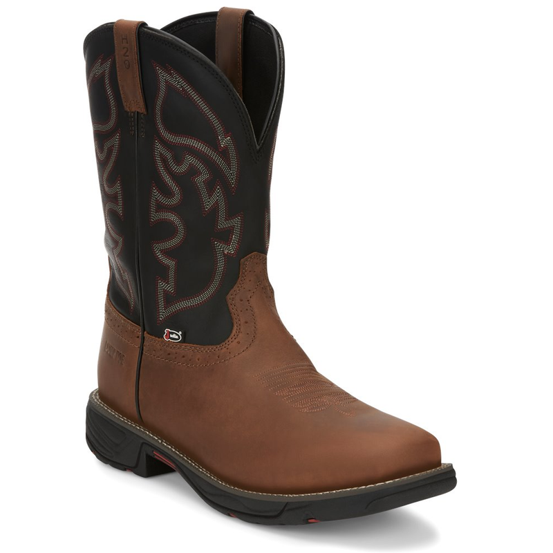 Justin Boots Rush Comp Toe | Style WK4337 Color Tan