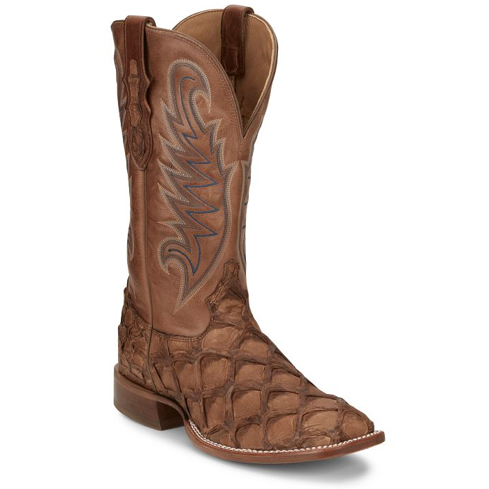 Tony Lama Boots Men's  EP8271 Everett 13” Pirarucu Western Boot