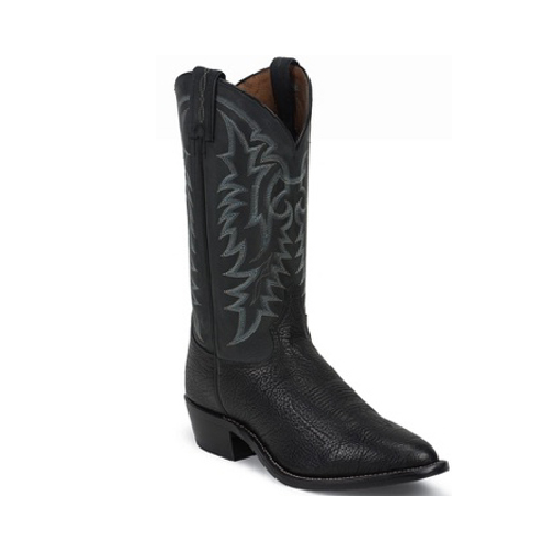 Tony Lama Men's Black Conquistador Shoulder Calf (7939) Size 10.5B