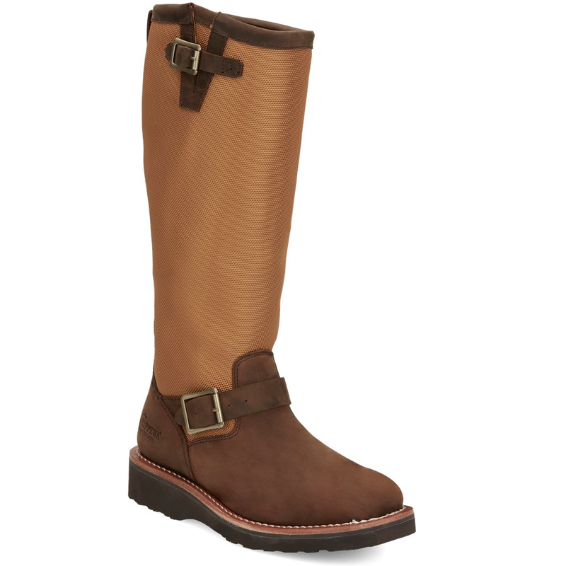 Chippewa Boots Womens  SN6914 Cottonwood 15" Women's Snake Boot Color Hickory Brown (Brown)