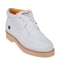 Los Altos Boots Mens # ZA060328 Full Caiman | Style #01 | Casual Shoe Boots | Color White