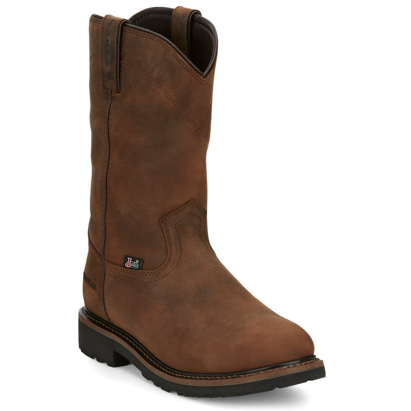Justin Work Boots Mens Drywall | Style SE4960 Color Whiskey Brown