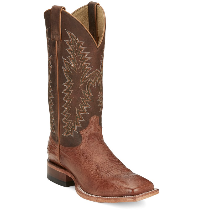 Justin Boots Mens JE810 Mclane 11” Smooth Ostrich Western Boot