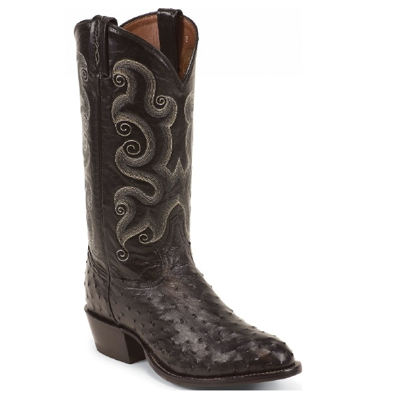 Tony Lama Men's Wimberley Full Quill Black (CT833)