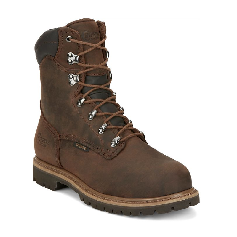 Chippewa Boots Mens 25346 Edge Walker 8" Waterproof Lace Up Wedge