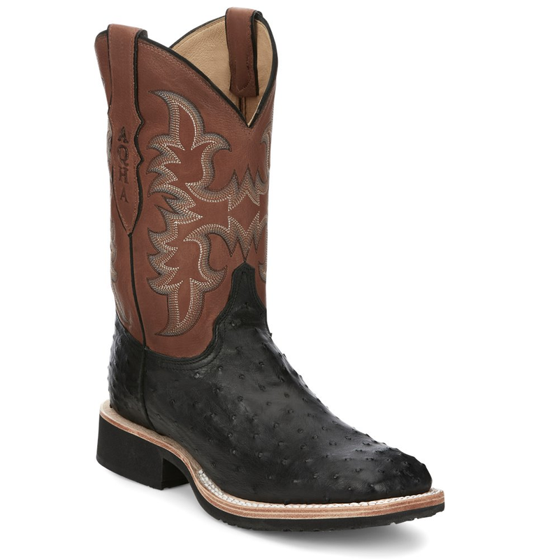 Justin Boots AQ8530 Drover 11" Pull-On Western Boot Black