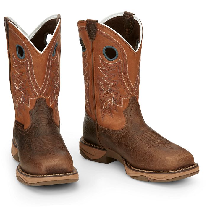 Tony Lama Mens Lopez 11" Wide Steel Square Toe | Style RR3363 Color Tumbleweed