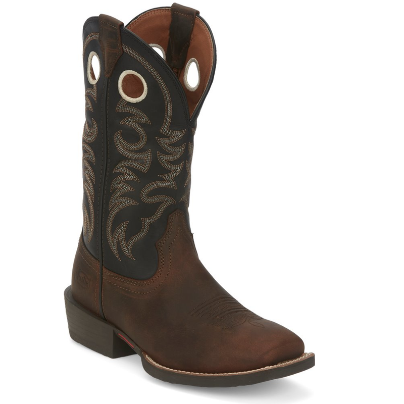 Justin Boots  SE7612 Muley 12" Western Boot Coffee Brown / Black