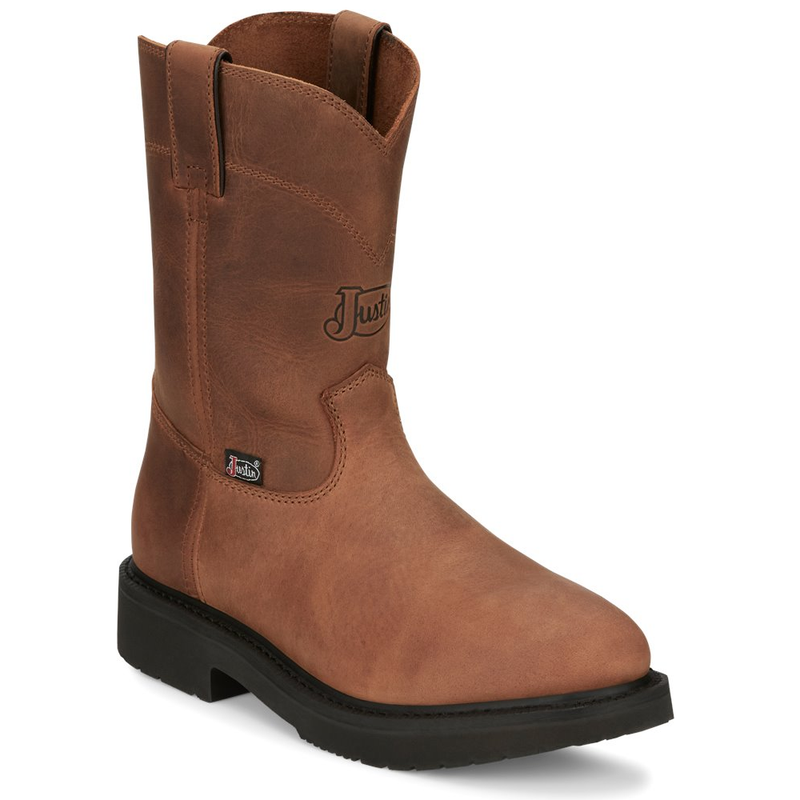 Justin Boots Work OW4760 Round-Up 10” Round Toe