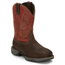 Tony Lamas Men's Footwear Work Junction 11" Waterproof Steel Toe Work Boot Color Chocolate Brown image 4