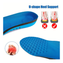1 pair Breathable Orthopedic Insoles with Arch Support and Shock-Absorbing Heel for Flat Feet, Pronation, and Plantar Fasciitis Relief