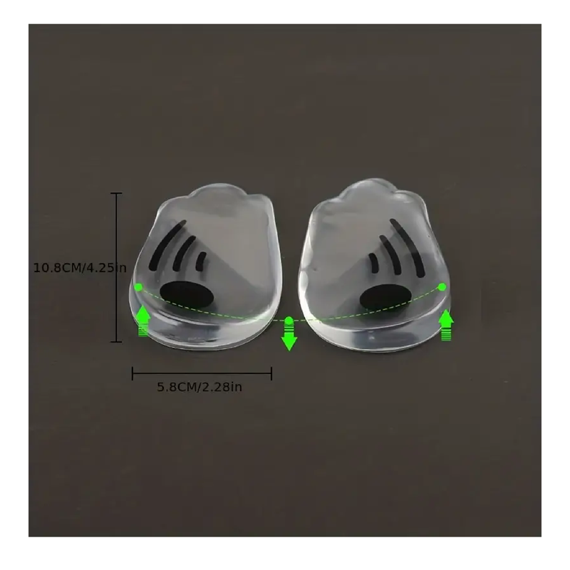 1pair Calf Valgus Correction Of O-Shaped Legs XO-Shaped Bowed Legs X-Shaped Leg Insoles Large Magnet Printing