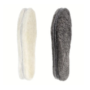 1pair Genuine Sheepskin Insoles For Women & Men, Warm Thin Wool Fur Fleece Shoe Inserts, Replacement Comfortable Insoles For Snow Boots