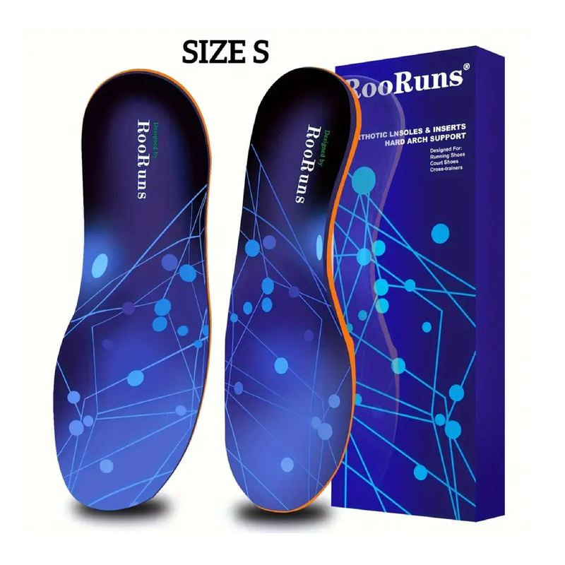 1pair Plantar Fasciitis Arch Support Insoles, Sturdy Orthotic Shoe Inserts For 100KG/220LBS, Running Athletic Gel Shoe Insoles, Flat Feet Insoles For Heel And Arch Fatigue Relief