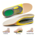 1 pair Shock Absorbing Insoles for All-Day Comfort and Support - Unisex Sweat-Absorbent Shoe Inserts