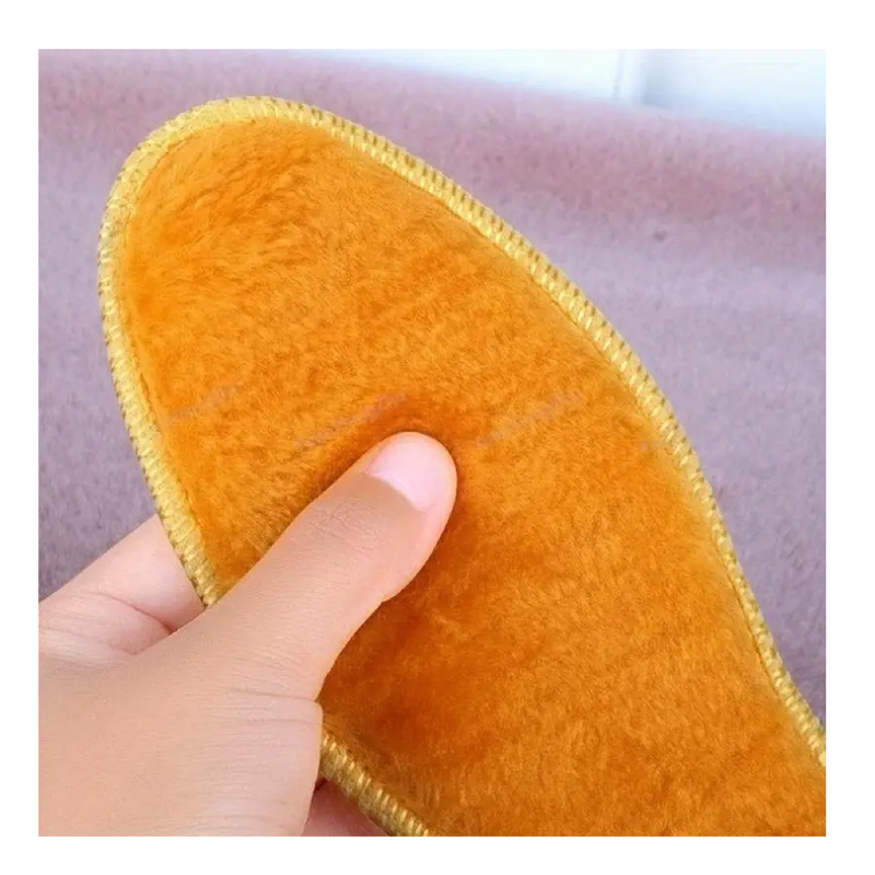 1pair Winter Plush Warm Insole For Shoes, Thicken Snow Boots Shoe Sole, Thermal Insert Sports Running Insoles, Men Woman Heating Pads