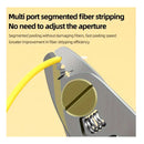 1pc 3-in-1 Fiber Optic Wire Stripper, Three-port Miller Pliers, Fiber Optic Wire Stripper, Double-port Multi-functional Leather Wire Pliers, Professional Grade Stripper Pliers, PML-3