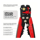 1pc 8-inch Automatic Wire Stripper, Wire Stripping Manual Tool, Cable Peeling Tool, Multi-Functional Device, Pulling, Pressing, Peeling And Connecting Artifact, Leather Pliers, Wire Cutter