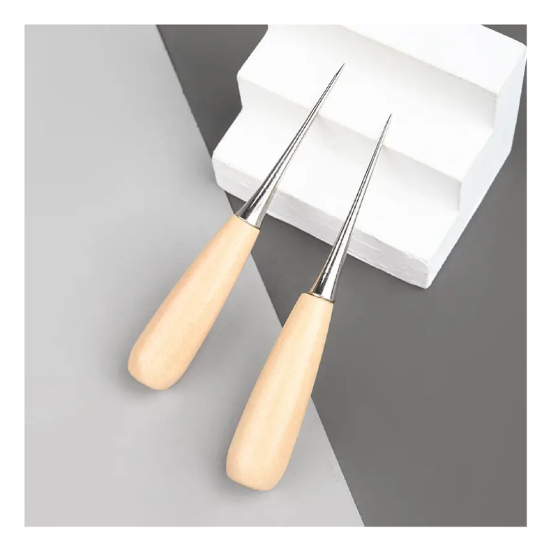 1pc Artificial Leather Stitching Awl Professional Tools Awl Drill Tools For Artificial Leather Hole Punches Stitching DIY Leathercraft Tools