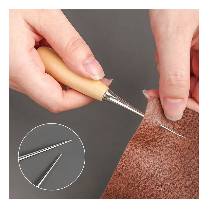 1pc Leather Stitching Awl Professional Tools Awl Drill Tools For Leather Hole Punches Stitching DIY Leathercraft Tools