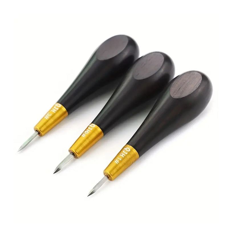 1pc Leather Stitching Awl, Professional Easy To Grip Rhombus Awl For Pinching For Sewing For Stitching