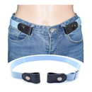 1pc Trendy No Buckle Elastic Waist Belt For Men - Adjustable And Comfortable Solution For Jeans