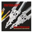 1pc Wire Stripper, Multifunctional Wire Winding And Separation Pliers, Squeegee Leather Crimping Industrial Wire Cutting Wire Tube, Special Wire Stripper For Industrial Construction Household Electrician