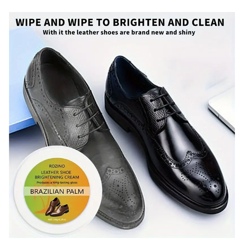 1pc, Leather Shoe Cleaning Cream For Cleaning Shoe Stains, Deep Nutrition Care, Nourishment, Softening Leather Inner Layer, Leather Shoes Cream, Shoes Cleaner, Shoes Maintenance, Cleaning Supplies, Cleaning Tool, Back To School Supplies