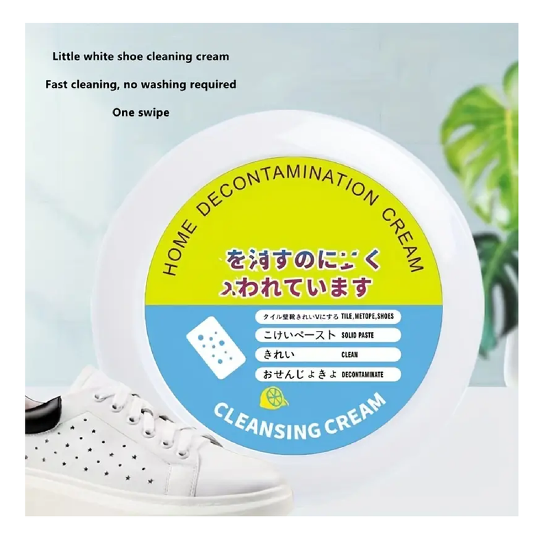 1pc, Shoe Cleaning Cream, Shoe Cleaner, Multipurpose White Shoe Sports