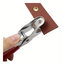 1set Eyelet Fixing Cloth Leather Belt Shoe Hole Punch Pliers Sewing Tool Household Plier Retainer Rivet Snap 4MM Rivets