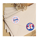 24 Sheets 4th of July Stickers Independence Day Decoration Cute Balloons Hats Star Patterns Children's Classroom Party American Stickers