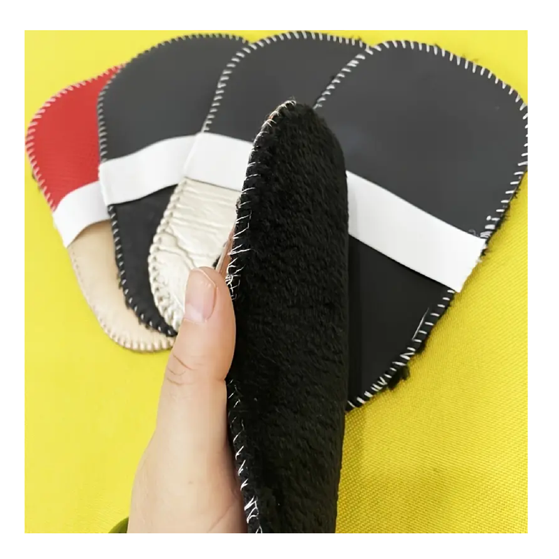 2PCS Shoe Shine Gloves - Imitation Cashmere Leather Surface Shoe Polishing Gloves