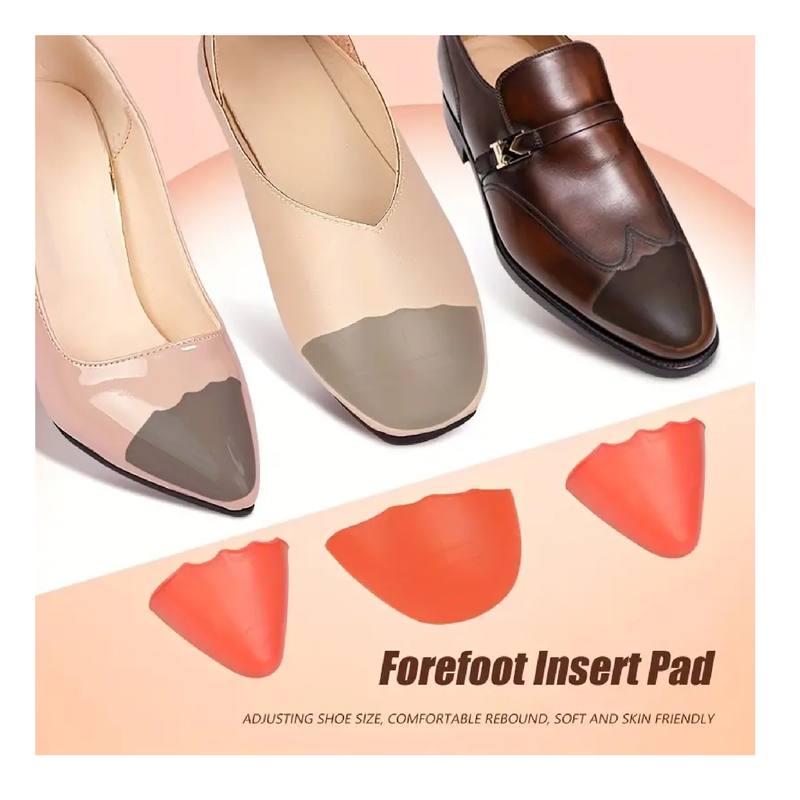 2Pcs Forefoot Insert Pads For High Heels, Women - Shoe Accessories