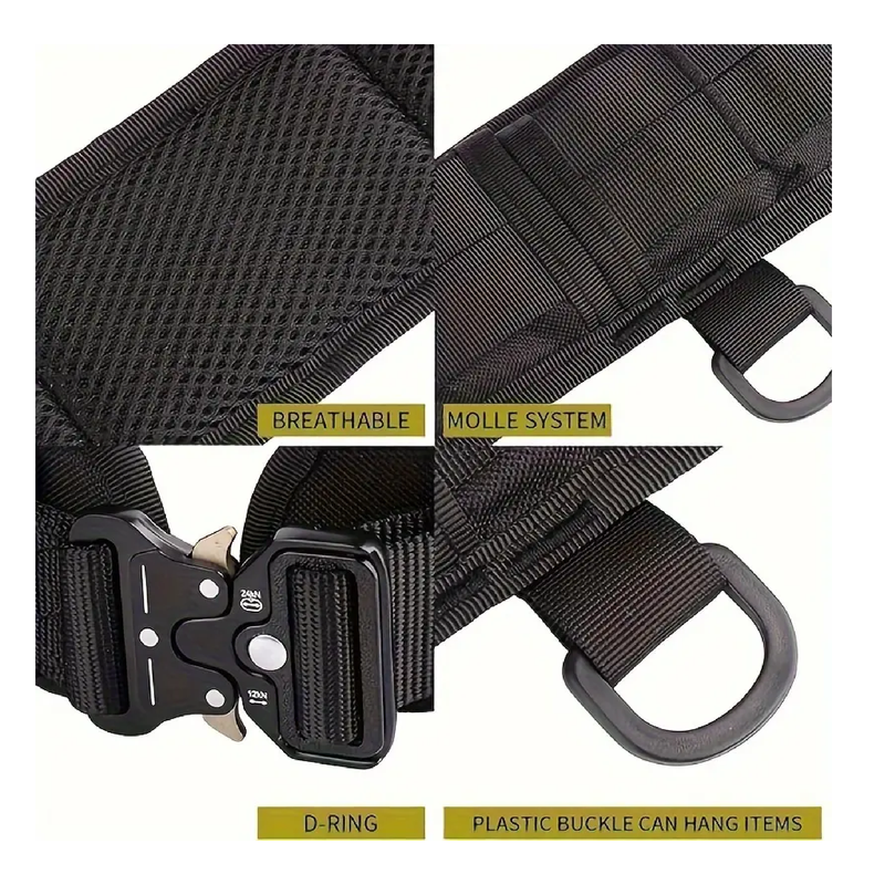 2 Types Available: Outdoor Multifunctional Sports Waist Belt Tactical Alloy Buckle Waist Belt Outdoor Nylon Waist Belt