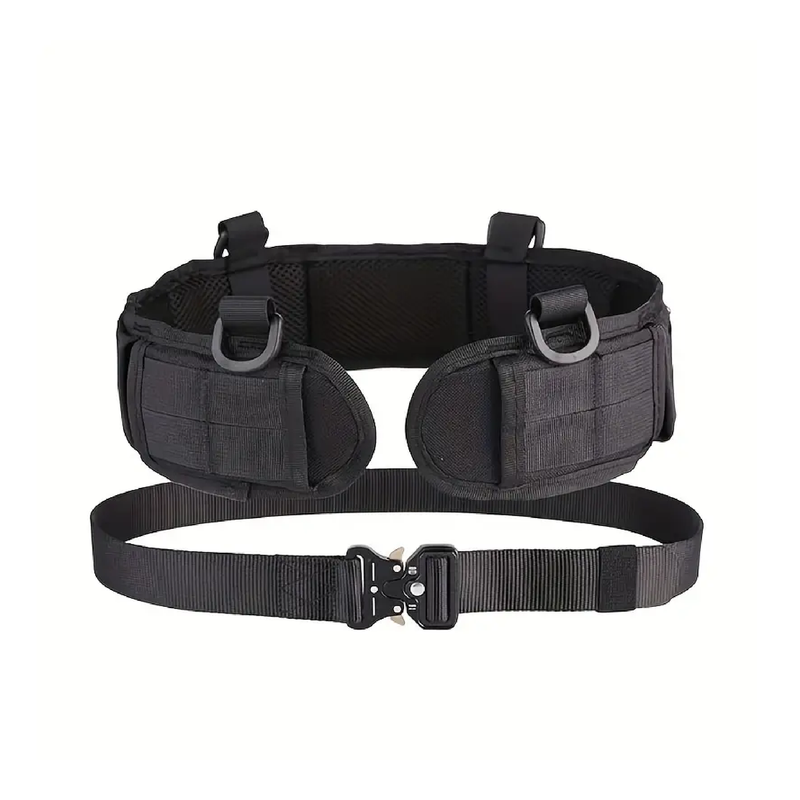 2 Types Available: Outdoor Multifunctional Sports Waist Belt Tactical Alloy Buckle Waist Belt Outdoor Nylon Waist Belt