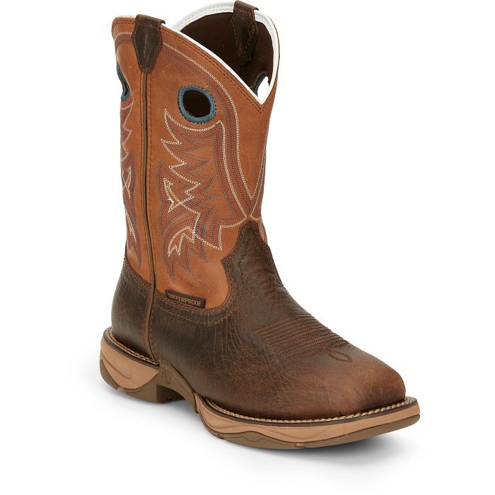 Tony Lama Mens Lopez 11" Wide Steel Square Toe | Style RR3363 Color Tumbleweed