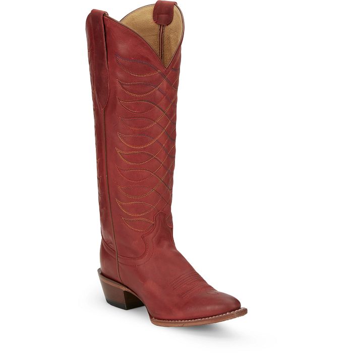 Justin Boots Fireman Womens | Style VN4459 Color Justin Red (Red)