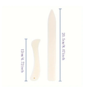 2pcs Folder Paper Crease Tool Plastic Folding Crease Scrapbook DIY Hand Binding Card Tool Leather Edger